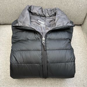 Rei black down jacket